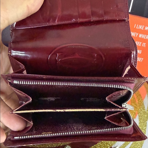 Cartier Red Leather Wallet - Picture 8 of 10